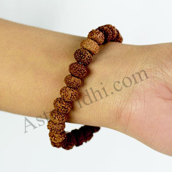 Buy Rudraksha Bracelet In Gold | Spiritual Healing For Men | AJS