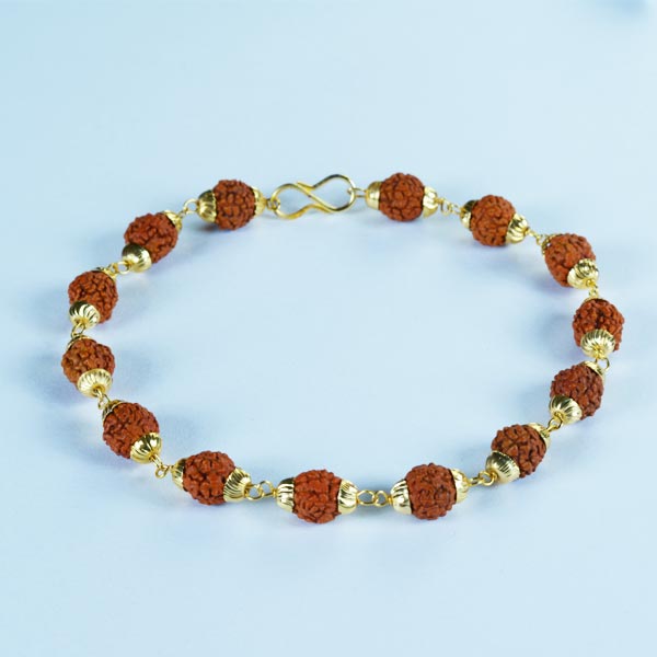 High Quality 5 Line Ganpati with Om Rudraksh Bracelet for Men RB-020 –  Rudraksh Art Jewellery