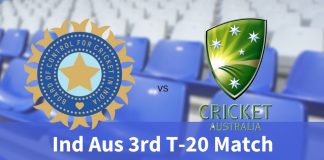 Ind Aus 3rd T-20 Match Prediction