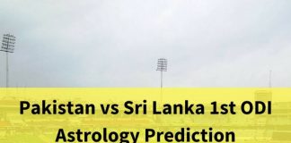 Pakistan vs Srilanka Dubai First ODI astrology prediction