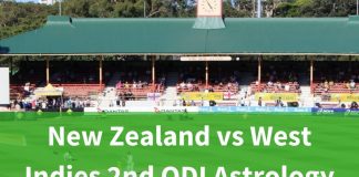New Zealand vs West Indies 2nd ODI Astrology Prediction