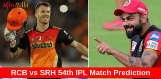 RCB vs SRH 54th IPL astro prediction