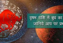 Budh ka vrishabh rashi me gochar