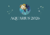Aquarius Horoscope 2026